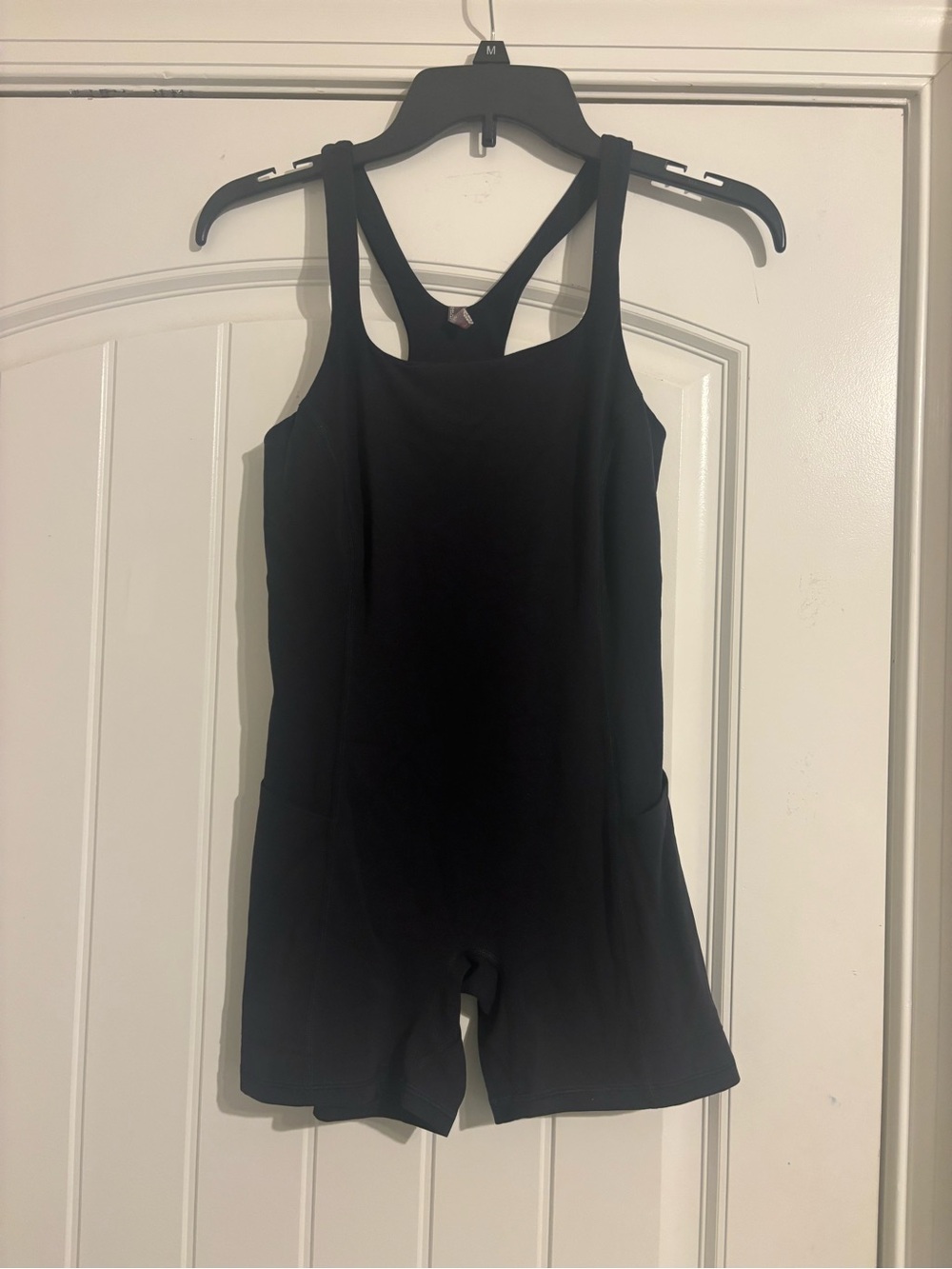 FP Movement by Free People Black Athletic Romper